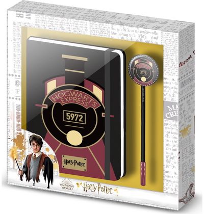 Rinkinys HARRY POTTER: dienoraštis+tušinukas Express