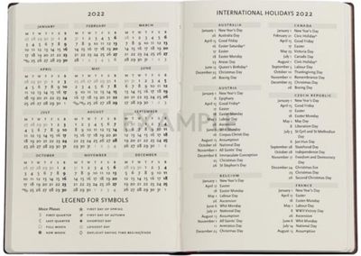 Darbo knyga PB 2022 Blue Velvet Mini HOR