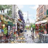 Tapyba pagal numerius Paris in Spring 40x50