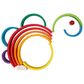 Medinė Montessori piramidė GOKI RAINBOW BUILDING BLOCKS