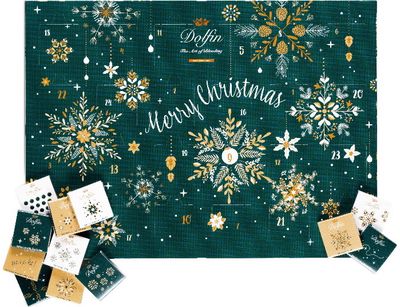 Šokolado advento kalendorius DOLFIN 108 g.