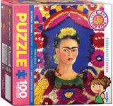 Dėlionė EUROGRAPHICS KIDS FRIDA KAHLO Portretas su paukščiais 100 det.