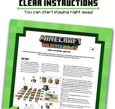 Stalo žaidimas RAVENSBURGER MINECRAFT Builders & Biomes