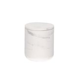 Marmurinis indas su dangteliu, 10x10x11 cm