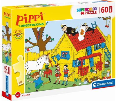 Dėlionė CLEMENTONI 60 MAXI PIPPI LONGSTOCKING