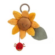 Kūdikio žaislas FLEURY SUNFLOWER Activity Toy, kabinamas