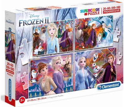 Dėlionė CLEMENTONI FROZEN 2 20+60+100+180