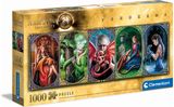 Dėlionė CLEMENTONI 1000 PANORAMA ANNE STOKES DRAGON FRIENDSHIP