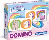 Stalo žaidimas CLEMENTONI DOMINO UNICORN