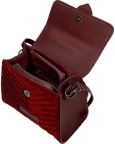 Rankinė su dirželiu Pepe Jeans CLARIS, Burgundy