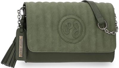 Rankinė su dirželiu Pepe Jeans LIA, Dark Green