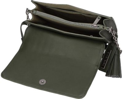 Rankinė su dirželiu Pepe Jeans LIA, Dark Green