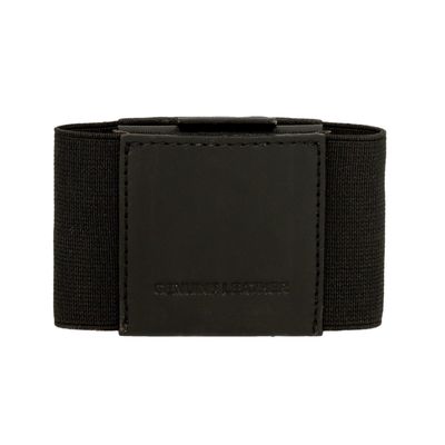 Kortelių dėklas Pepe Jeans BACKBONE, oda, Black