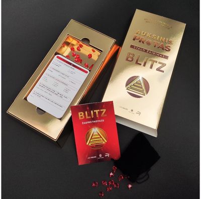 Stalo žaidimas AUKSINIS PROTAS BLITZ