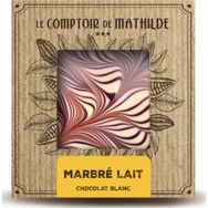Baltasis marmūrinis šokoladas 80 g.