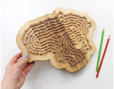 Suvenyrinis žaidimas LABIRINTAS LIETUVA (medinis)