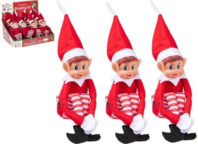 Elfas ELVES BEHAVIN' BADLY BOY ELF 30 cm