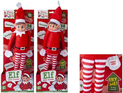 Elfas skleidžiantis garsus ELVES BEHAVIN' BADLY 30 cm