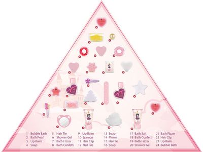 Kosmetikos advento kalendorius LITTLE PRINCESS, 50x4x51 cm