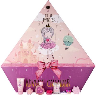 Kosmetikos advento kalendorius LITTLE PRINCESS, 50x4x51 cm