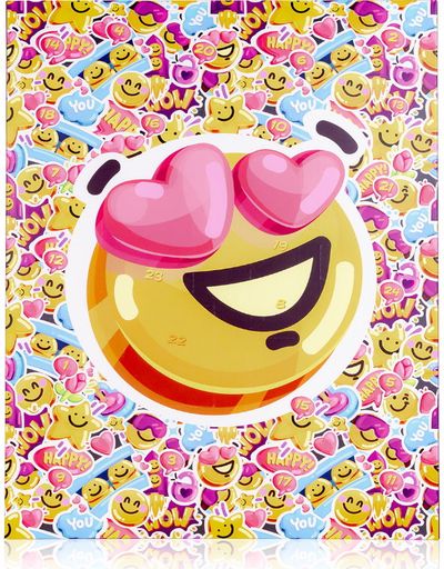 Kūno priežiūros advento kalendorius EMOJI, 29x4x38 cm