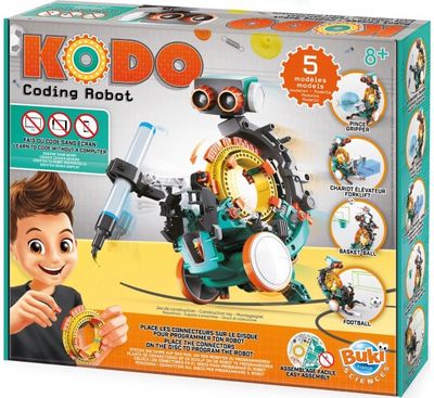 Robotas konstruktorius su kodavimo funkcija BUKI KODO