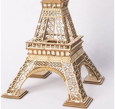 Medinė 3D dėlionė ROBOTIME Eifelio bokštas
