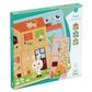 Medinė dėlionė DJECO 3 sluoksnių RABBIT COTTAGE