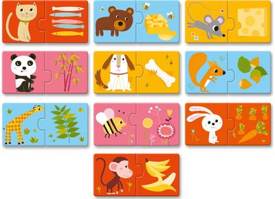 Dėlionė DJECO Puzzle Duo Dinner's ready! 20 det.