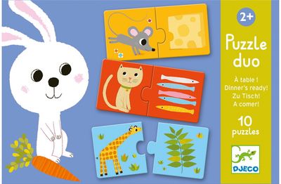 Dėlionė DJECO Puzzle Duo Dinner's ready! 20 det.