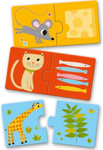 Dėlionė DJECO Puzzle Duo Dinner's ready! 20 det.