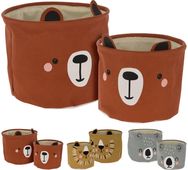 Krepšys daiktams ANIMALS DARK, 2 vnt.