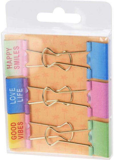 Spaustukai MALIBU, 25 mm, 6 vnt