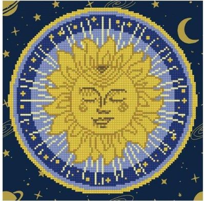 Deimantinė mozaika DD SUN MANDALA 32x40