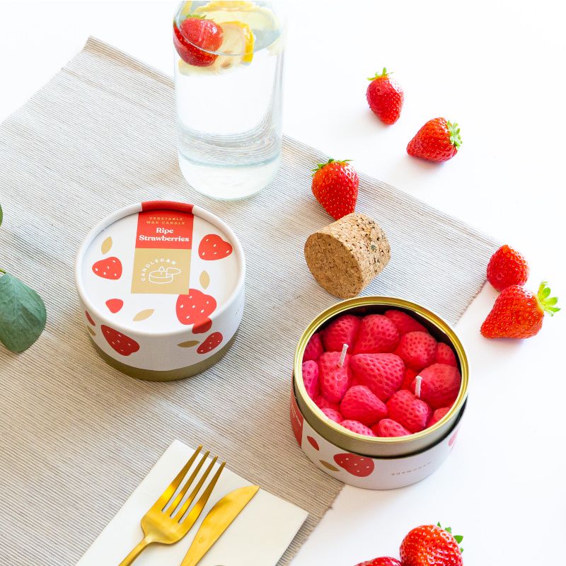 Žvakė skardinėje RIPE STRAWBERRIES, 310 g | Pegasas