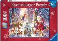 Dėlionė RAVENSBURGER Christmas in The Forest 100 det.