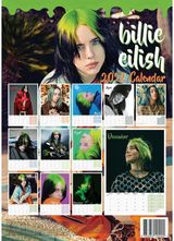 Sieninis kalendorius BILLIE EILISH - Billie Ellish Unofficial 2022