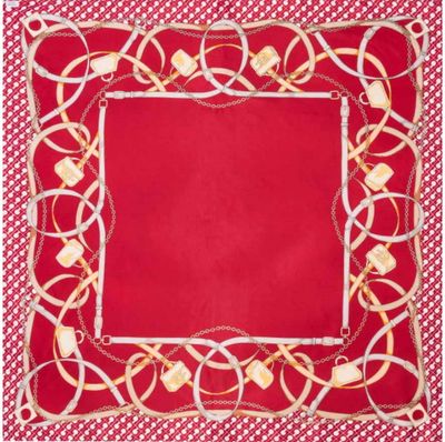 Skarelė su raštais įv.spalvų, 90 x 90 cm