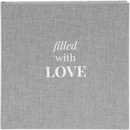 Albumas GB LINUM LIGHT GREY, 60psl., 25x25, white