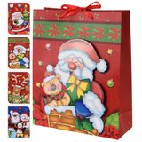 Kalėdinis dovanų maišelis XMAS, 32x26x10 cm