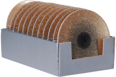 Dekoracinė lėkštė GOLD WITH GLITTER, 15 cm