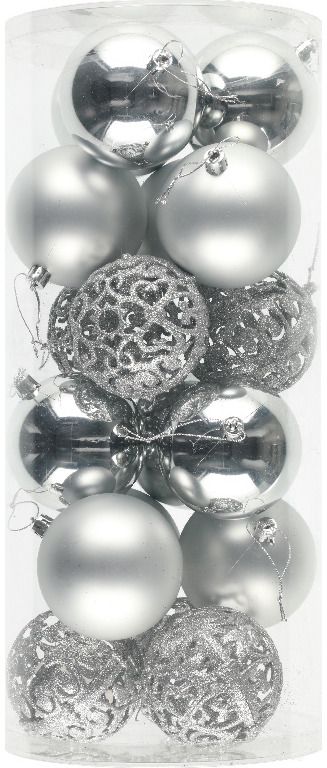 Eglutės burbulų rinkinys, 8cm, 18 vnt.