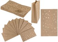 Dovanų pakavimo maišeliai CRAFT STAR, 20 x 12 x 6 cm, 11 vnt