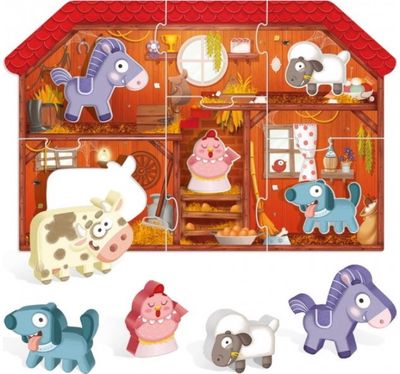 Pirmoji dėlionė HEADU Montessori ŪKIS