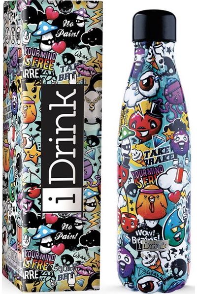 Nerūdijančio plieno gertuvė GRAPHITTI, 500 ml