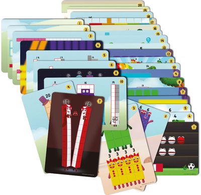 Matematinis žaidimas MATHLINK® CUBES NUMBERBLOCKS 11-20 ACTIVITY SET