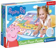 Grindų dėlionė GIANT FLOOR PUZZLE PEPPA PIG su interaktyviu rašikliu (EN)