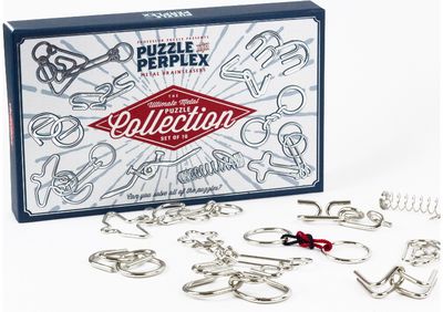 Galvosūkių rinkinys Puzzle and Perplex: Set of 10 Metal Puzzles