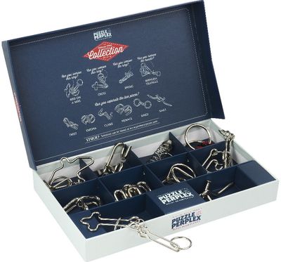 Galvosūkių rinkinys Puzzle and Perplex: Set of 10 Metal Puzzles