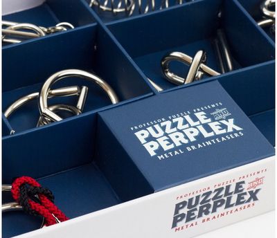 Galvosūkių rinkinys Puzzle and Perplex: Set of 10 Metal Puzzles